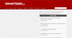 Desktop Screenshot of davaotoday.com